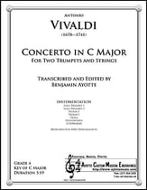 Concerto in C for Two Trumpets & Strings, RV 537 P.O.D. cover